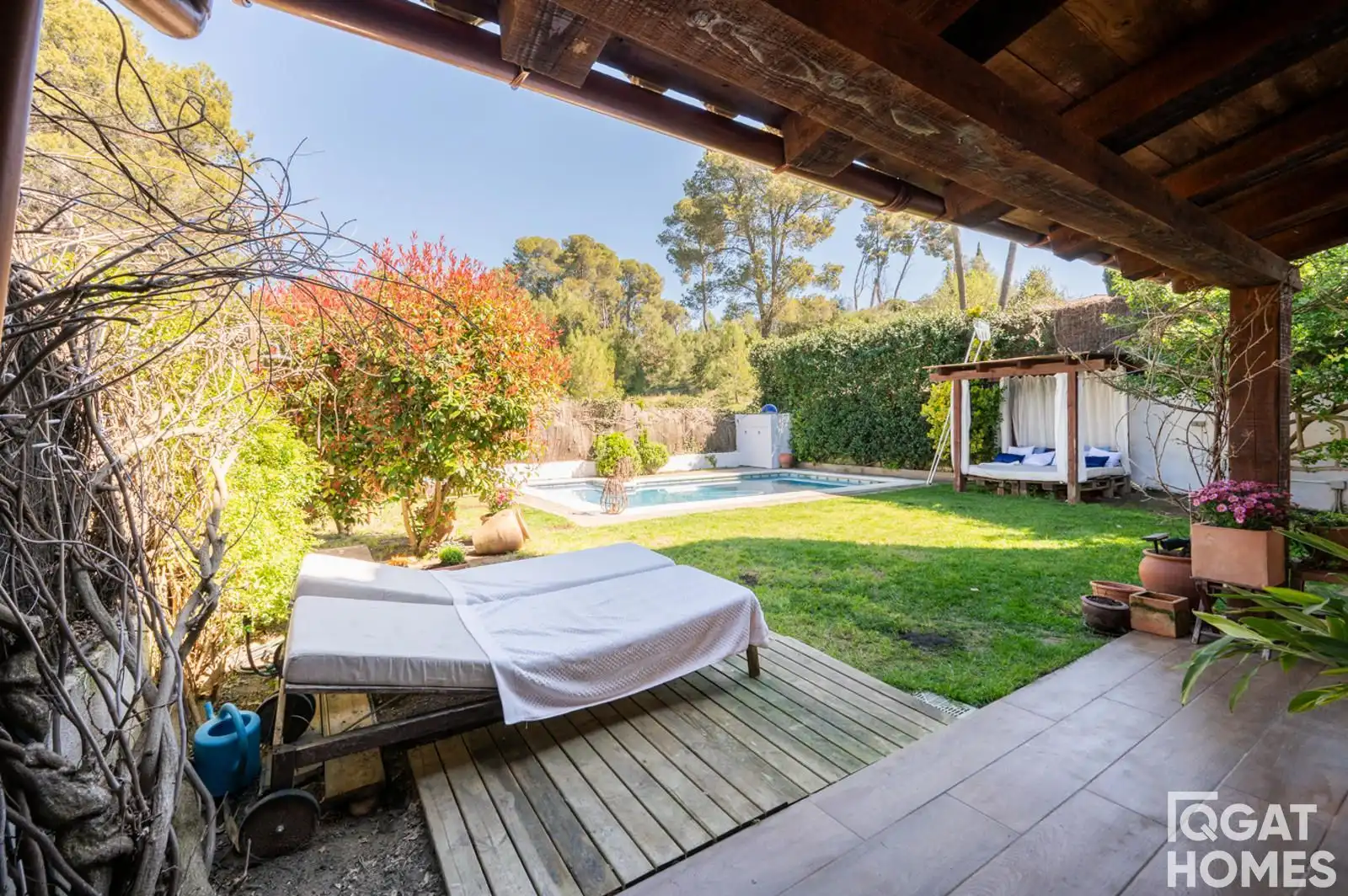 Jardí de Casa o xalet en venda en Rubí amb Calefacció, Terrassa i Traster