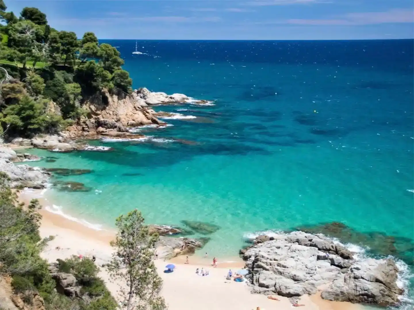 Vista exterior de Piso de alquiler en Lloret de Mar con Aire acondicionado, Parquet y Piscina