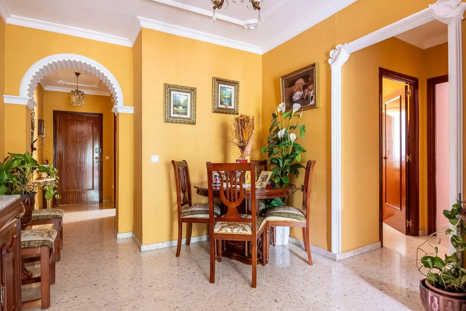 Dining room of Flat for sale in Dos Hermanas  with Air Conditioner, Terrace and Balcony