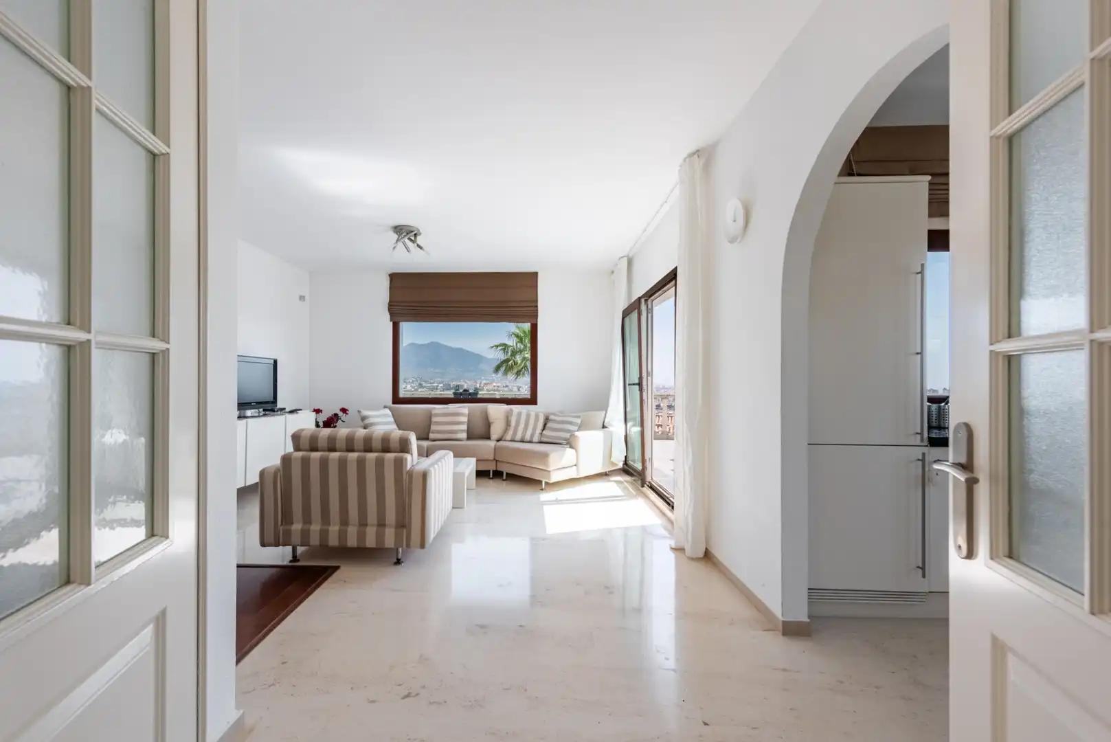 Living room of Houses for sale in Mijas  with Terrace, Swimming Pool and Furnished