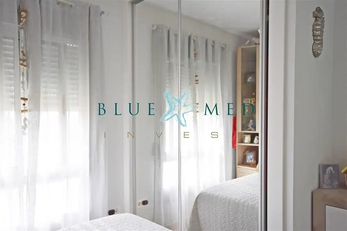 Schlafzimmer von Dachboden zum Verkauf in Mazarrón mit Klimaanlage, Heizung und Terrasse