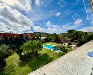 Exterior view of Flat for sale in Santa Eulària des Riu  with Air Conditioner and Terrace