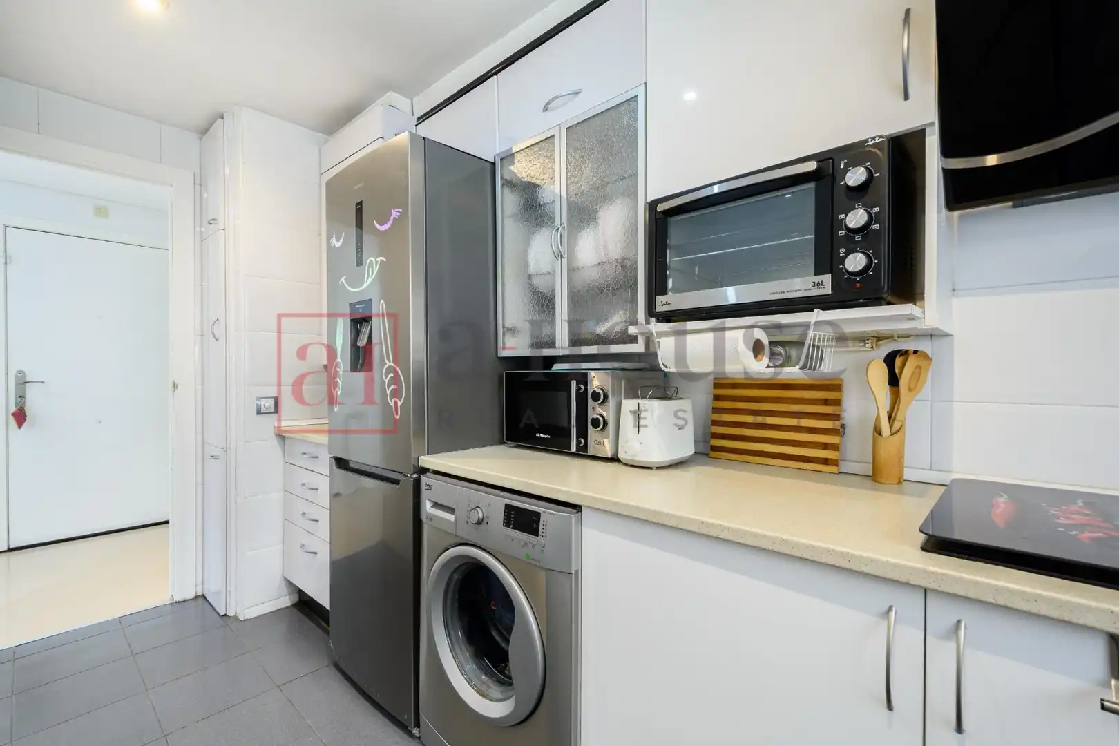 Kitchen of Flat for sale in Barcelona  with Air Conditioner, Heating and Terrace