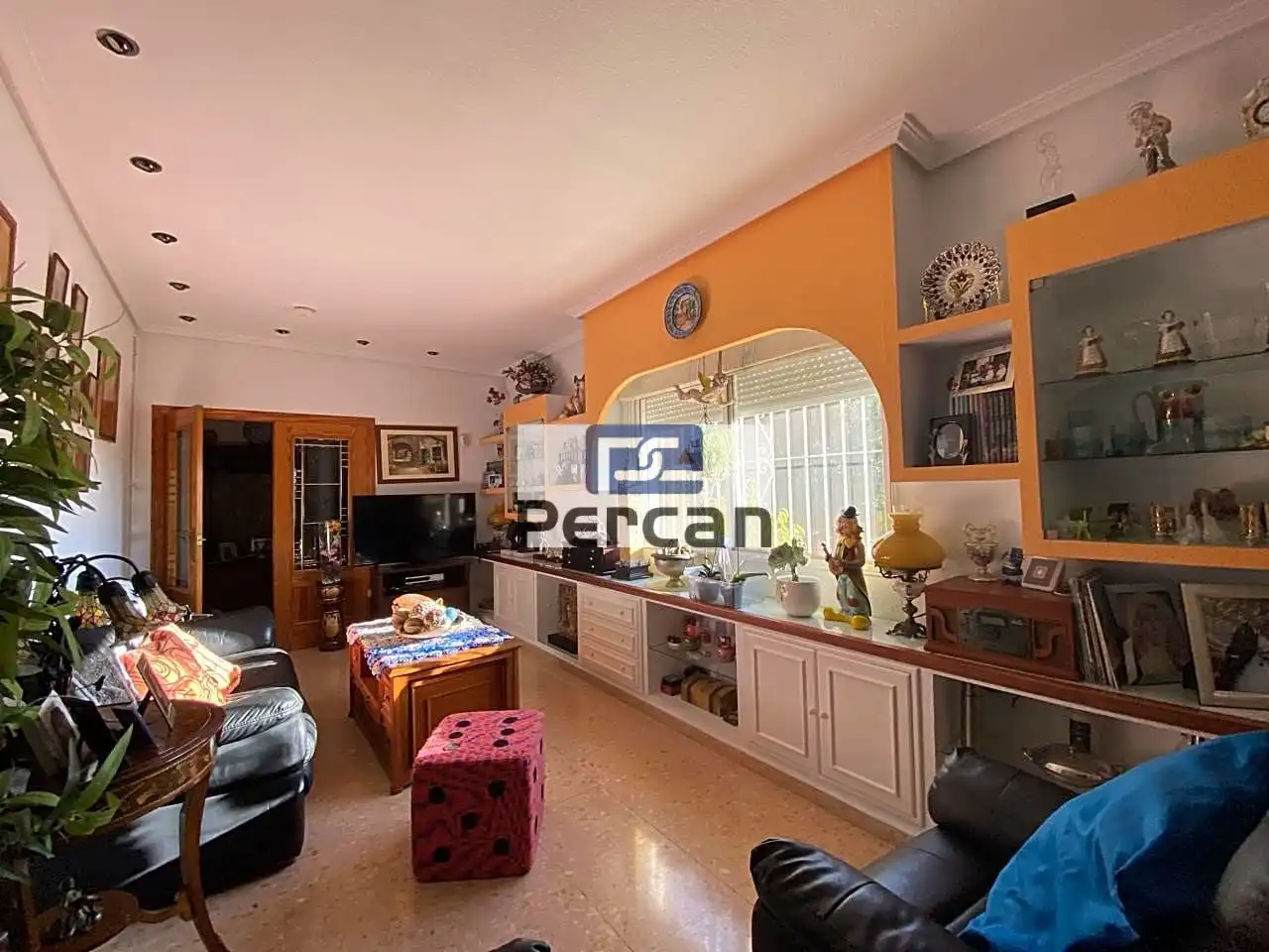 Sala de estar de Finca rústica en venta en El Campello con Jardín privado, Terraza y Trastero