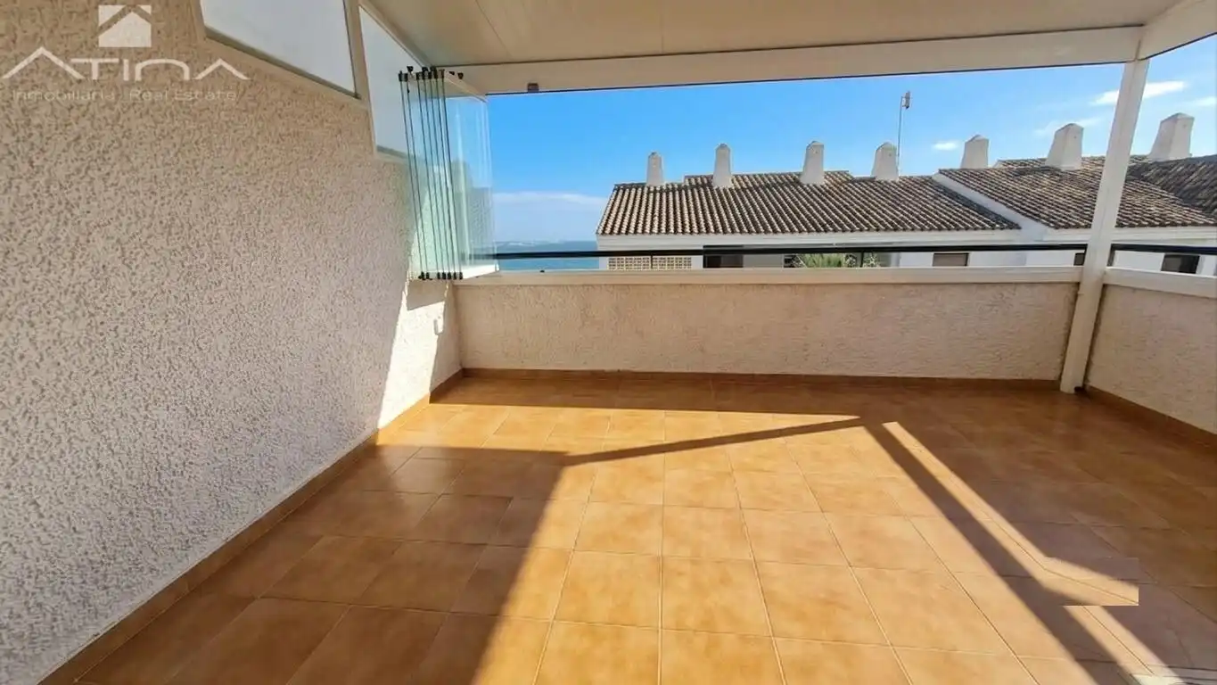 Terrasse von Wohnungen zum Verkauf in Pego mit Klimaanlage, Heizung und Gemeinschaftspool