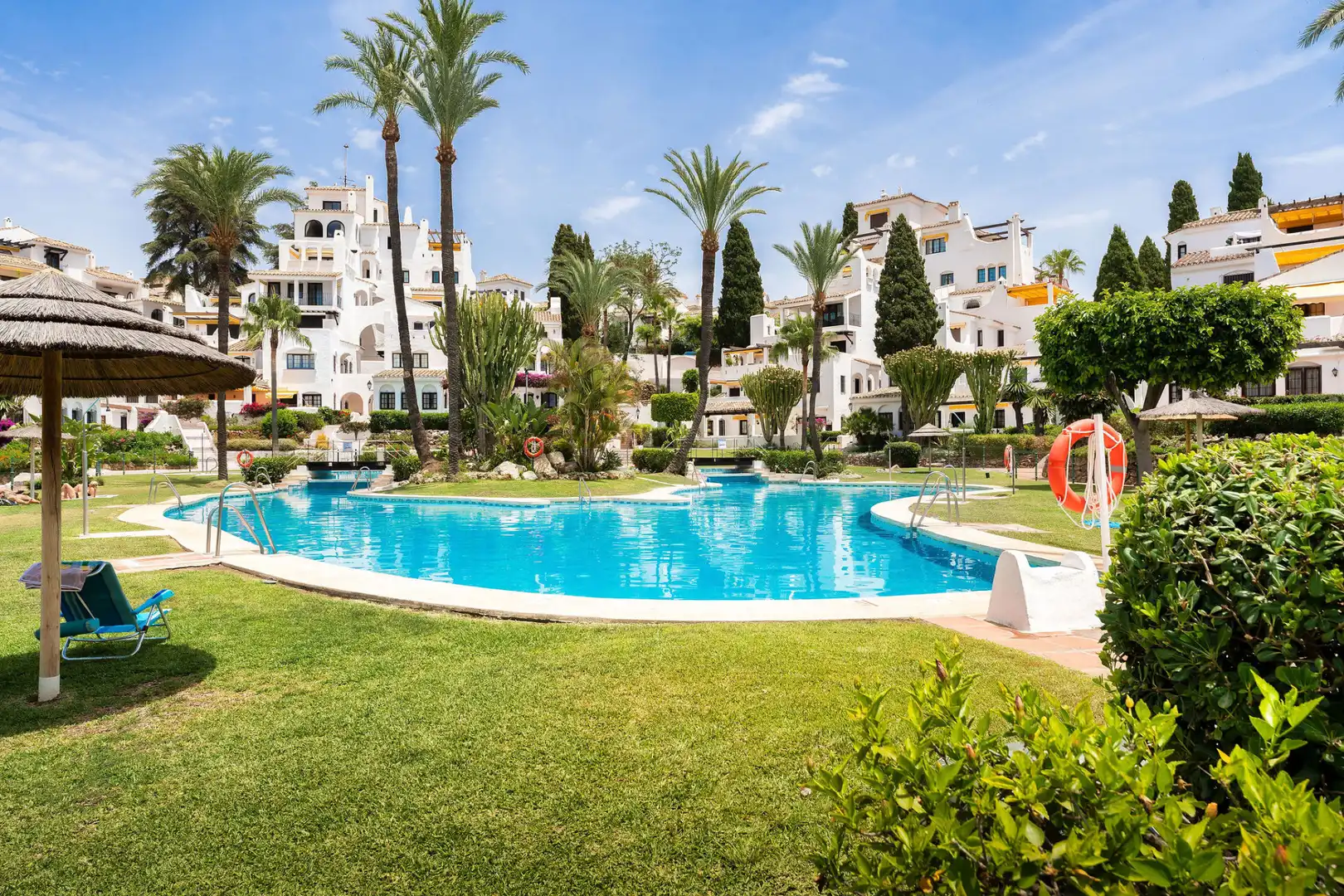 Jardín de Apartamento en venta en Marbella con Aire acondicionado, Terraza y Piscina