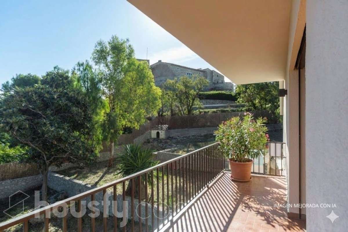 Terrace of House or chalet for sale in Sant Martí Sarroca  with Air Conditioner, Heating and Private garden