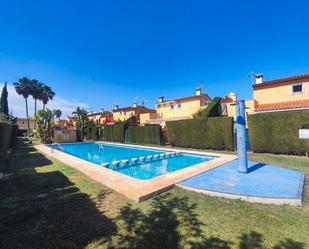 Swimming pool of Single-family semi-detached for sale in Dénia  with Air Conditioner, Terrace and Swimming Pool