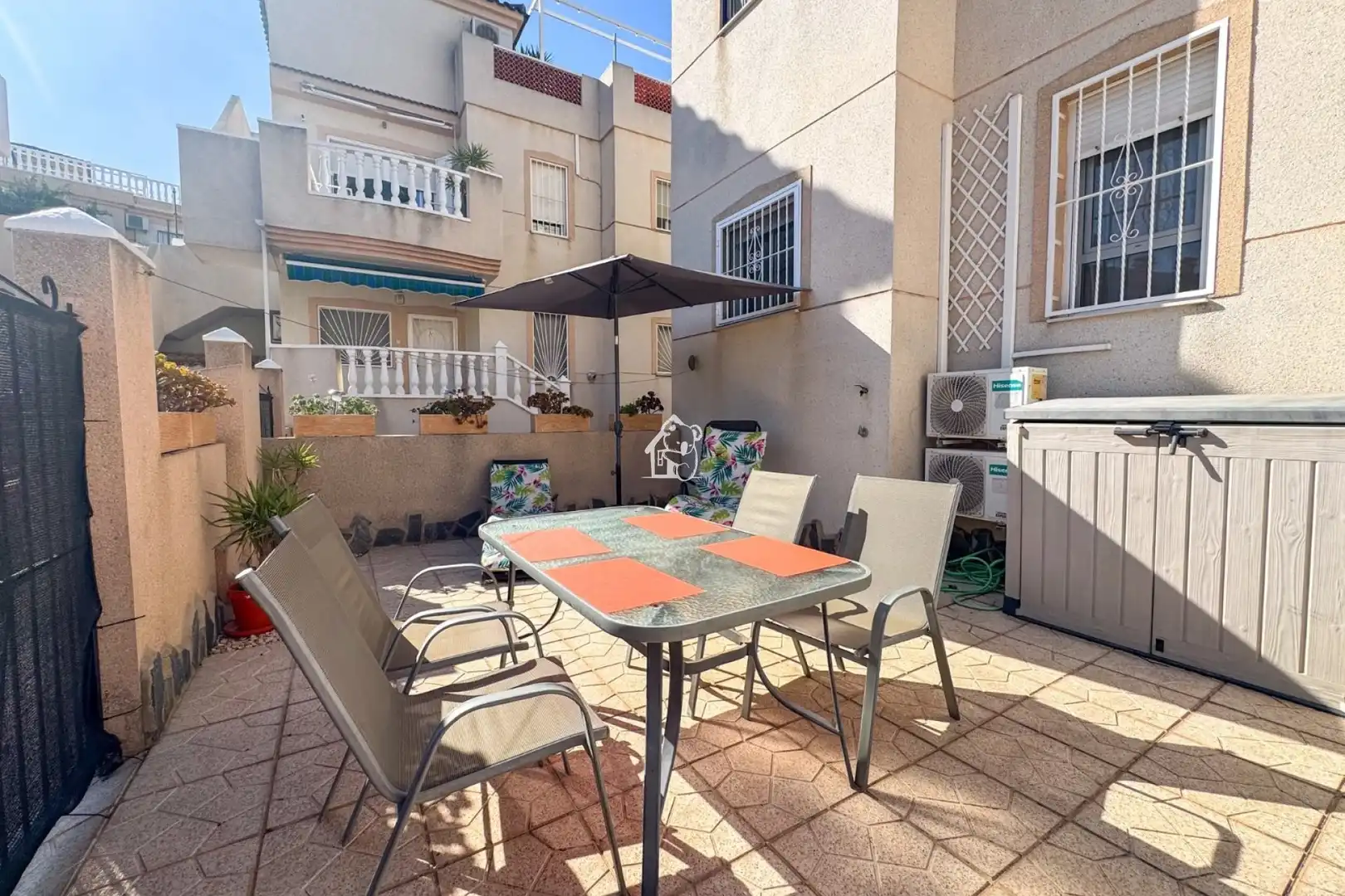 Terrasse von Wohnung zur Miete in Rojales mit Klimaanlage, Privatgarten und Terrasse