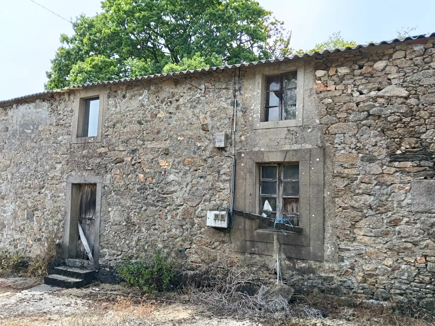 Vista exterior de Casa adosada en venta en Curtis con Jardín privado