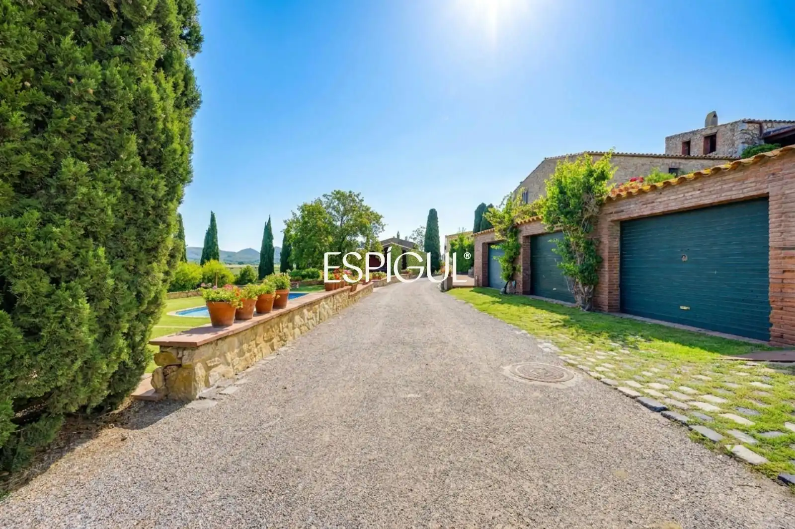 Vista exterior de Casa adosada en venta en Albons con Aire acondicionado, Calefacción y Jardín privado