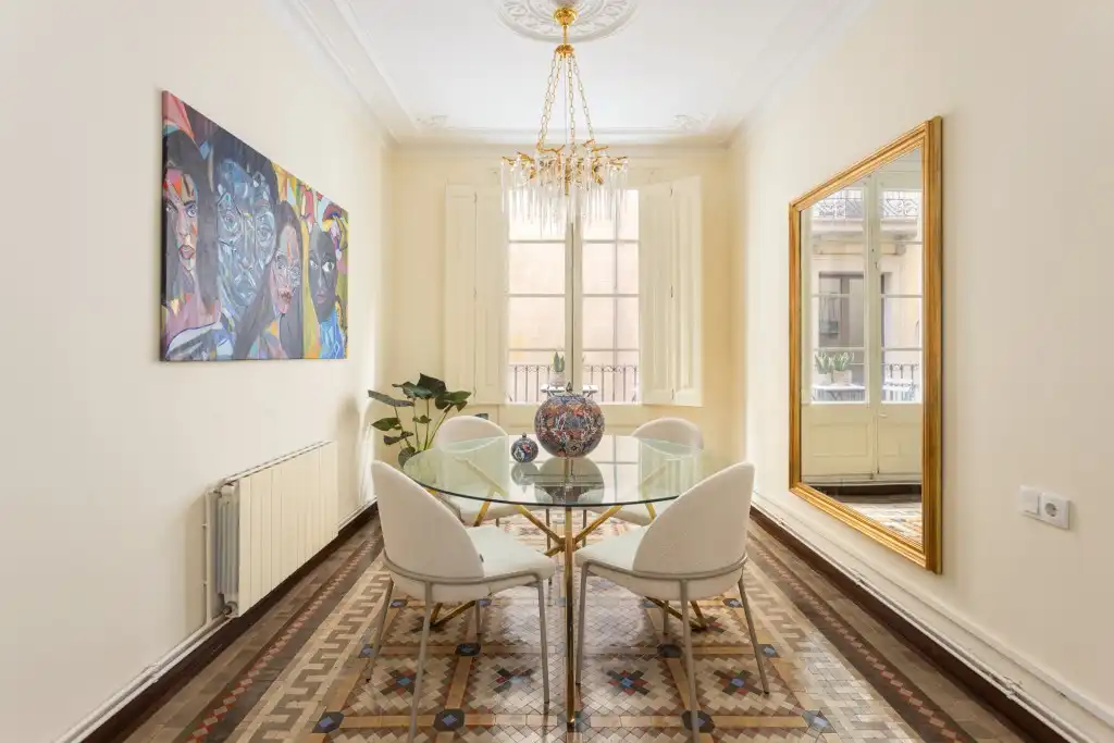Esszimmer von Wohnungen zum Verkauf in Barcelona mit Heizung, Abstellraum und Balkon