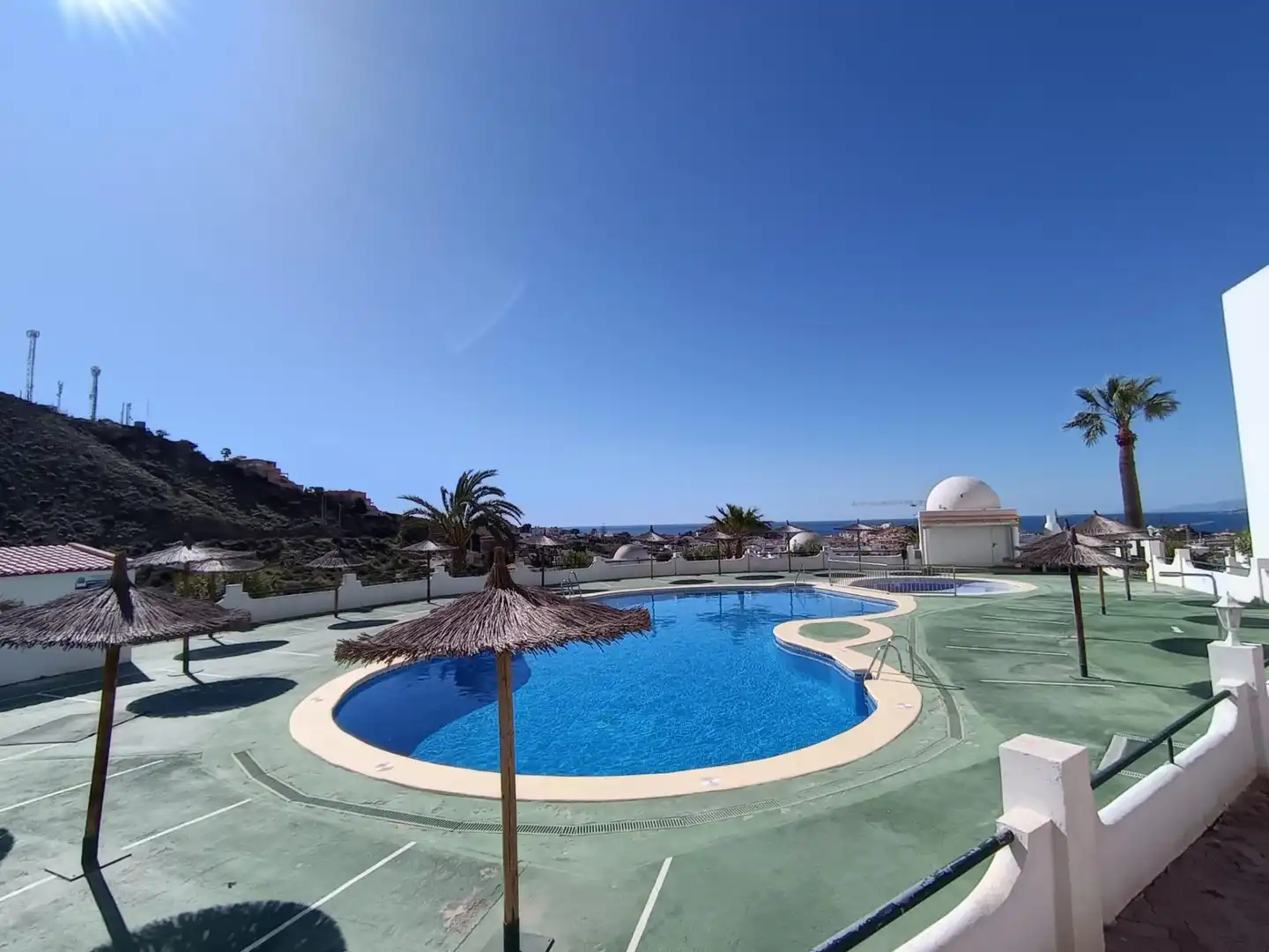 Swimming pool of Flat for sale in Pulpí  with Air Conditioner, Private garden and Furnished