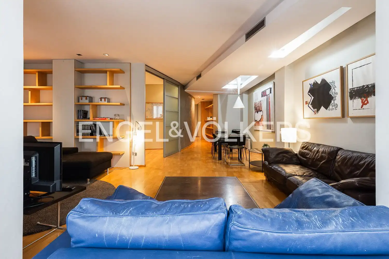Sala d'estar de Pis en venda en Valencia amb Aire condicionat, Calefacció i Parquet