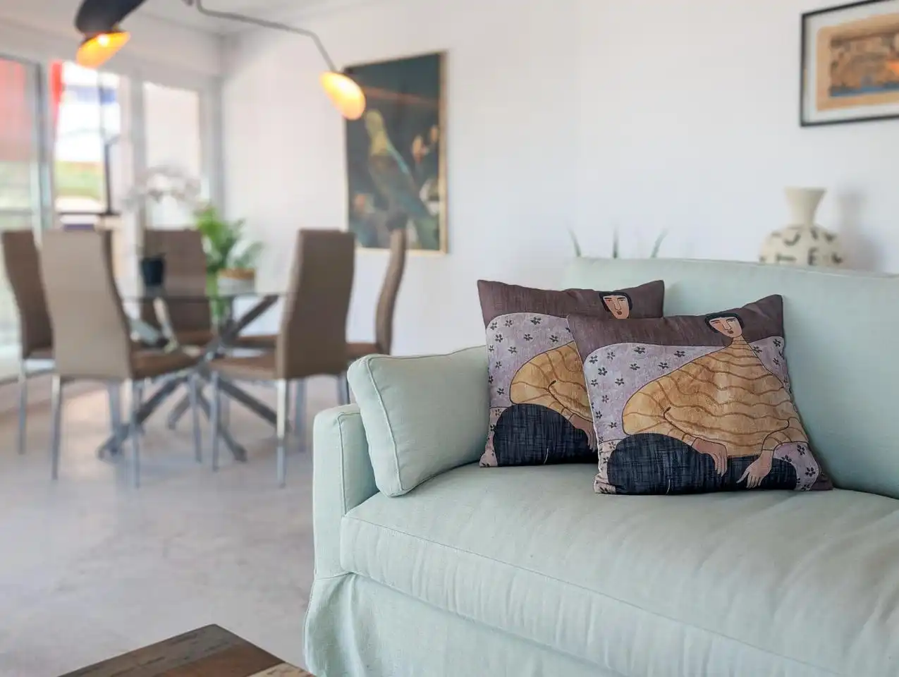 Living room of Flat for sale in Santa Pola  with Air Conditioner, Heating and Terrace