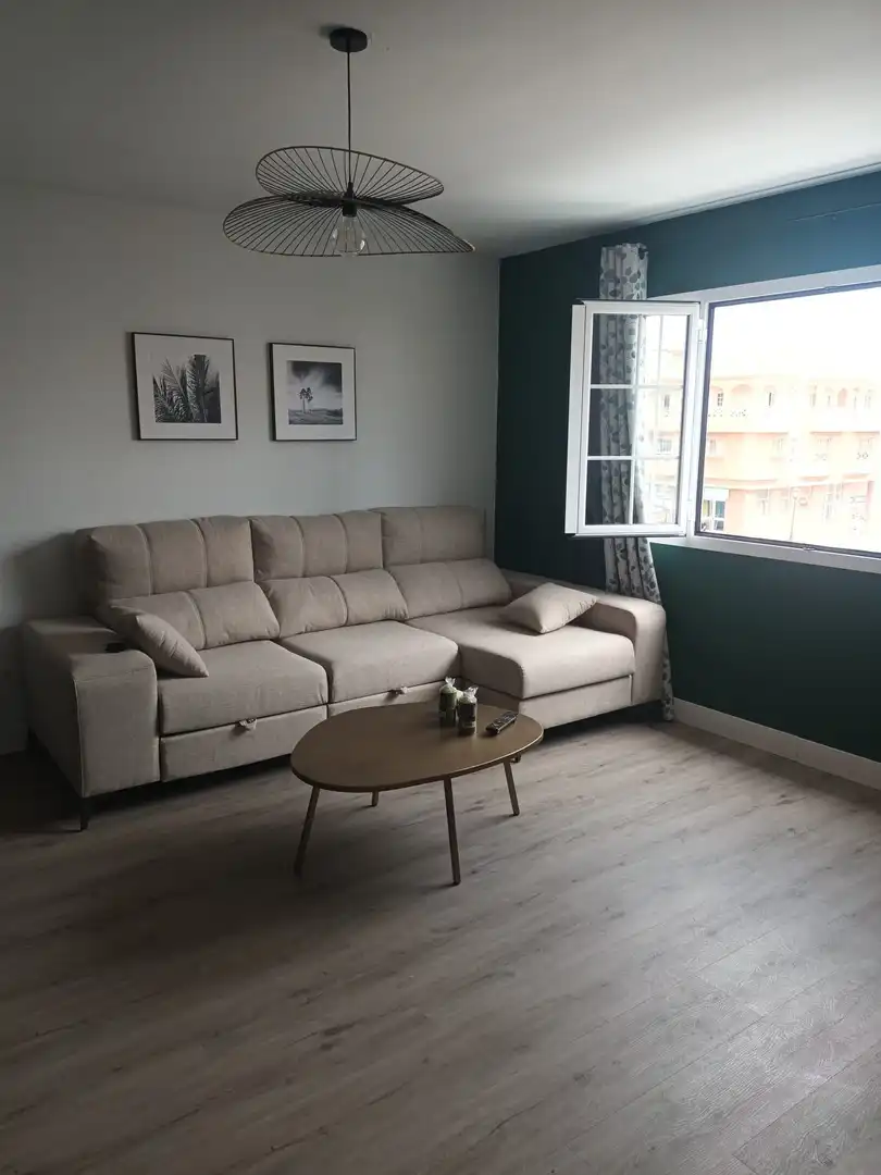 Living room of Flat for sale in La Oliva  with Storage room and Furnished
