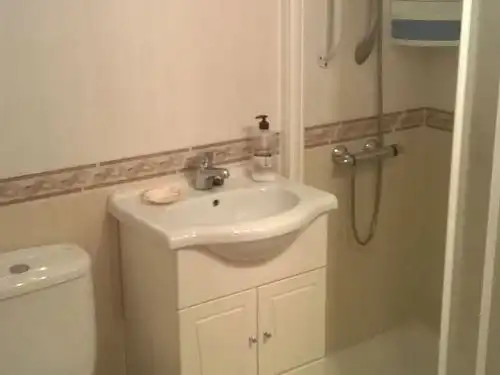 Badezimmer von Wohnung zur Miete in Salamanca mit Heizung, Parkett und Möbliert