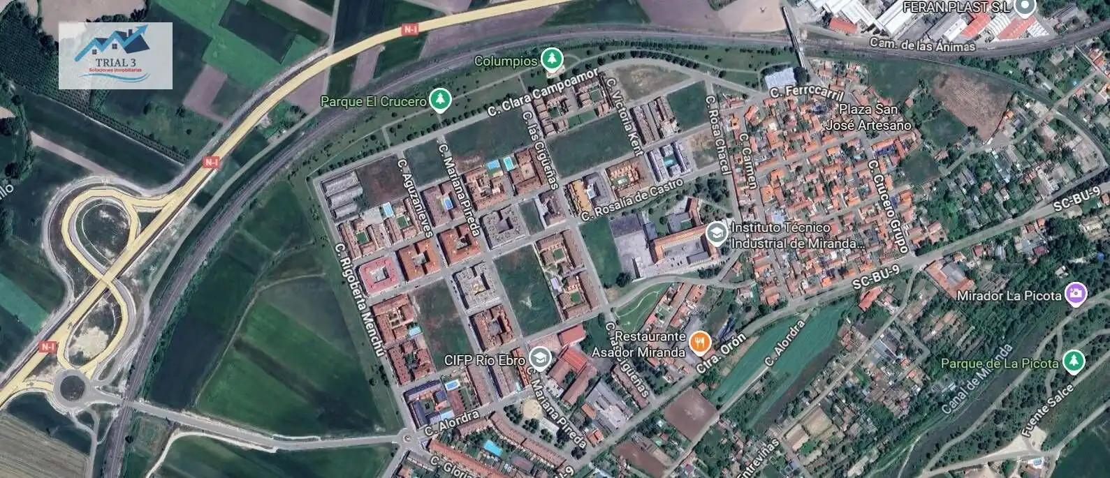 Vista exterior de Piso en venta en Miranda de Ebro
