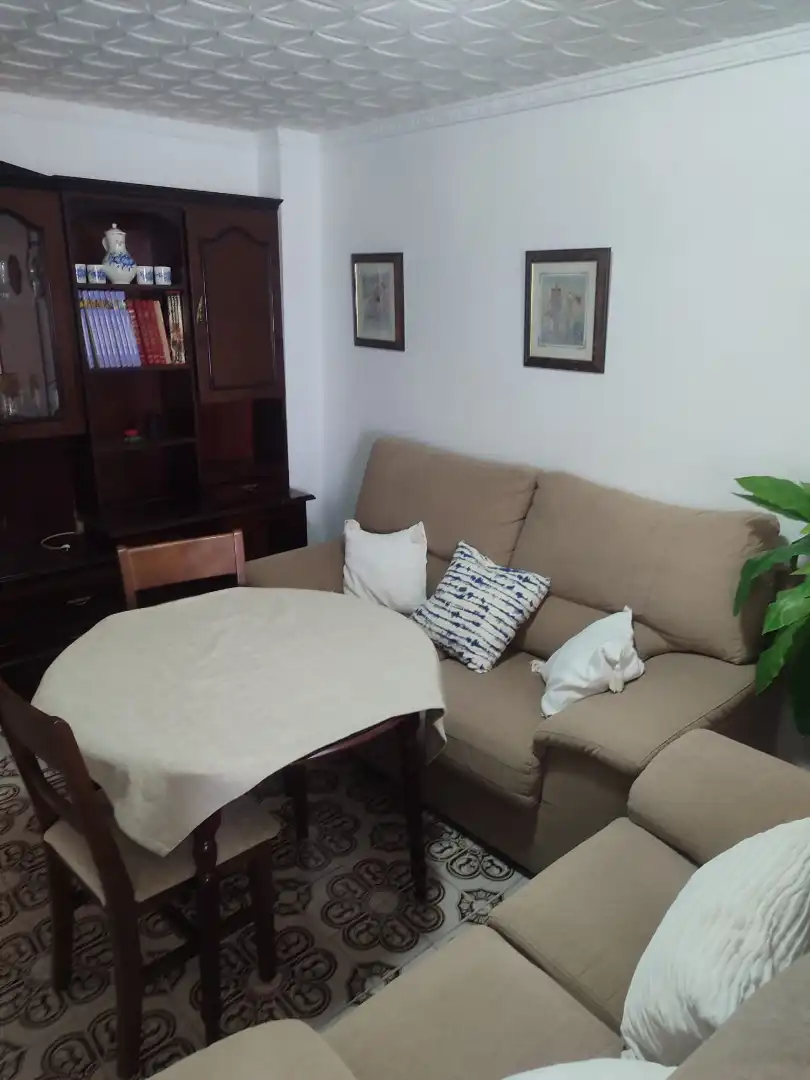 Sala de estar de Piso de alquiler en Écija con Aire acondicionado, Amueblado y Horno