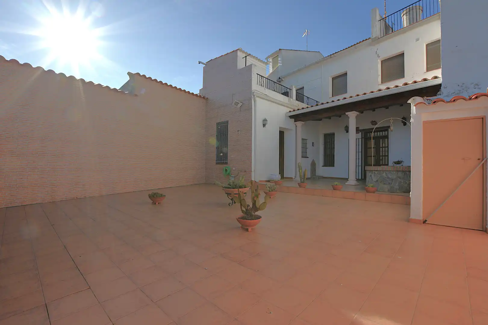 Vista exterior de Casa adosada en venta en Santa Olalla del Cala con Aire acondicionado, Terraza y Balcón