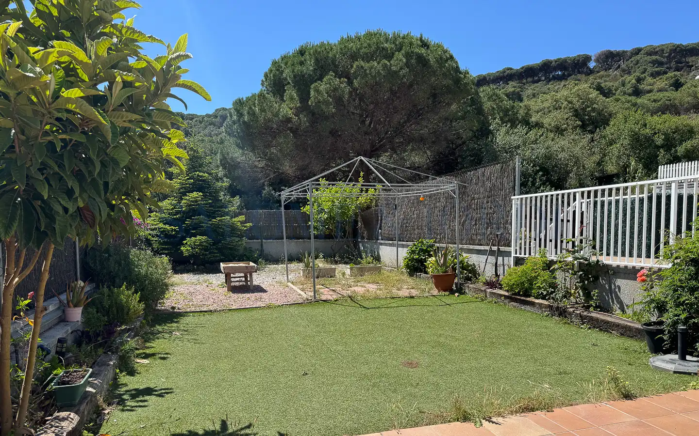 Jardí de Casa adosada en venda en Argentona amb Calefacció, Jardí privat i Terrassa