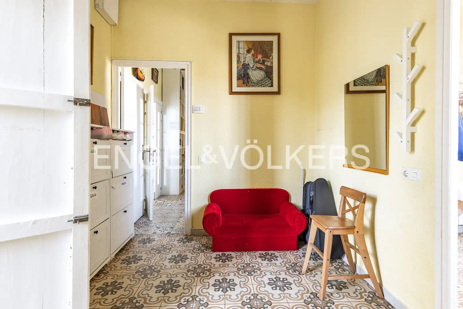 Living room of Houses for rent in El Masnou  with Air Conditioner, Heating and Furnished