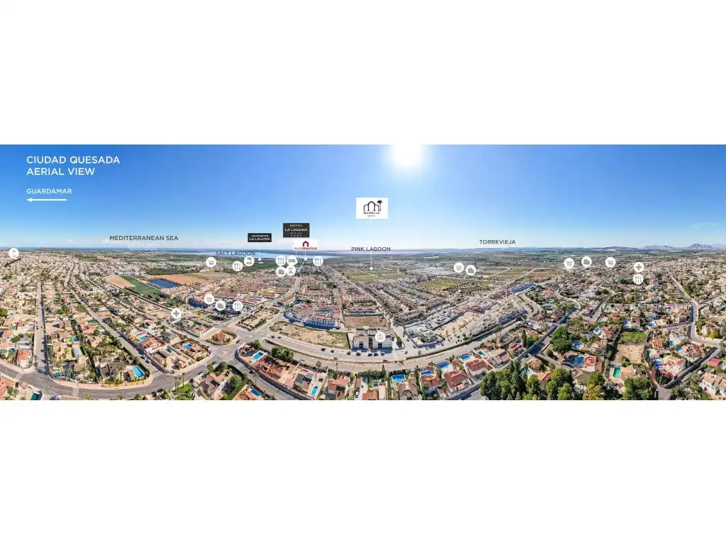 Exterior view of Apartments for sale in Rojales  with Air Conditioner, Private garden and Community pool