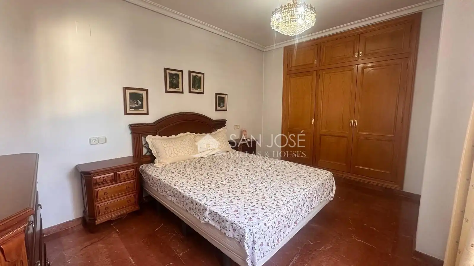 Bedroom of Flat for sale in Aspe  with Air Conditioner and Storage room