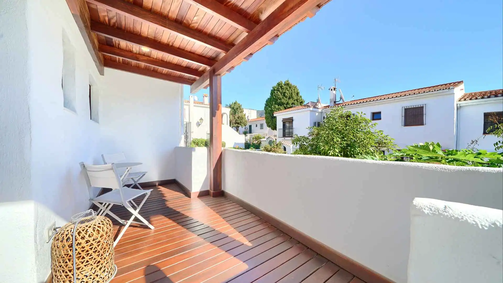 Terraza de Casa adosada en venta en Marbella con Aire acondicionado, Jardín privado y Terraza