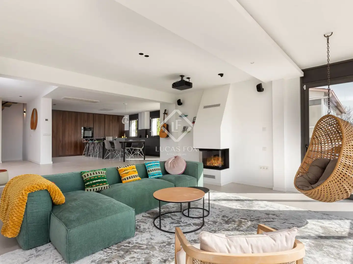 Sala de estar de Casa o chalet en venta en Banyoles con Aire acondicionado, Calefacción y Jardín privado