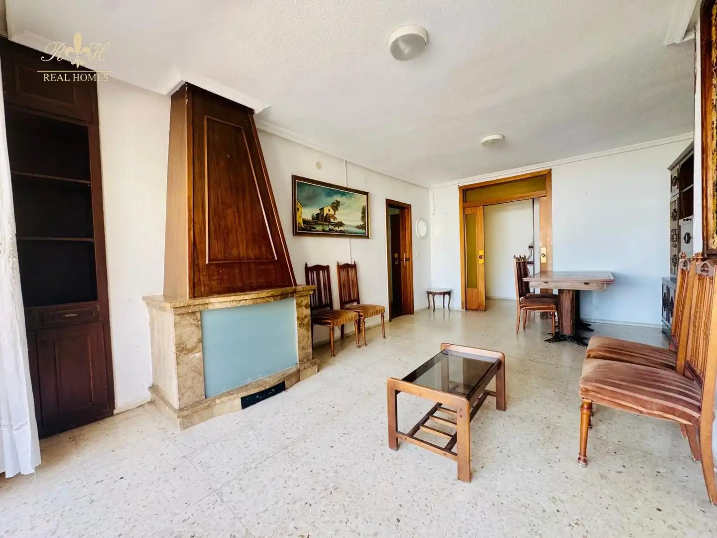 Sala de estar de Piso en venta en Callosa d'en Sarrià con Terraza