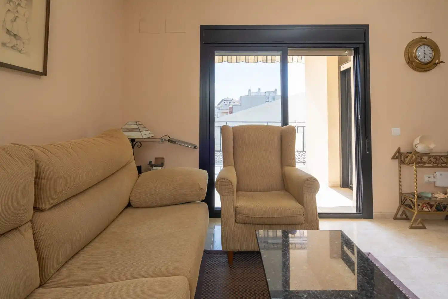 Sala d'estar de Pis en venda en La Ràpita amb Aire condicionat, Calefacció i Terrassa