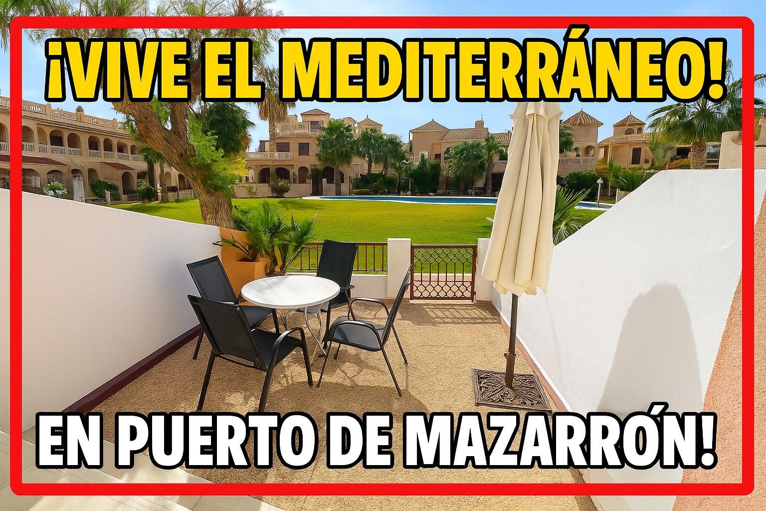 Vista exterior de Casa adosada en venda en Mazarrón amb Jardí privat, Terrassa i Balcó