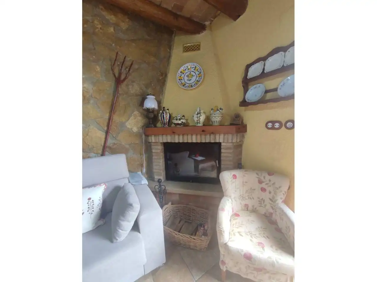 Living room of Houses for sale in Torrelavit  with Heating and Furnished
