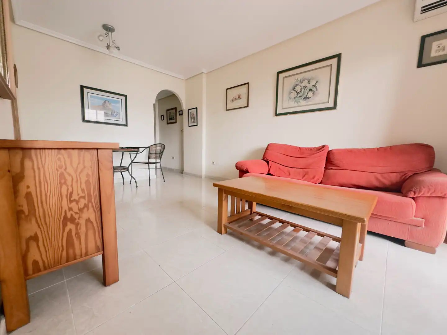 Sala de estar de Apartamento en venta en Elche / Elx con Aire acondicionado, Terraza y Amueblado