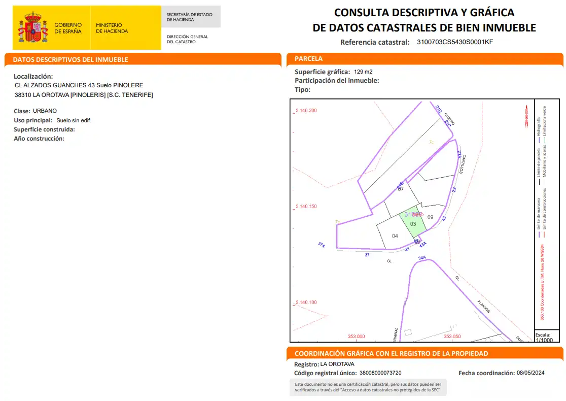 Residencial en venda en La Orotava