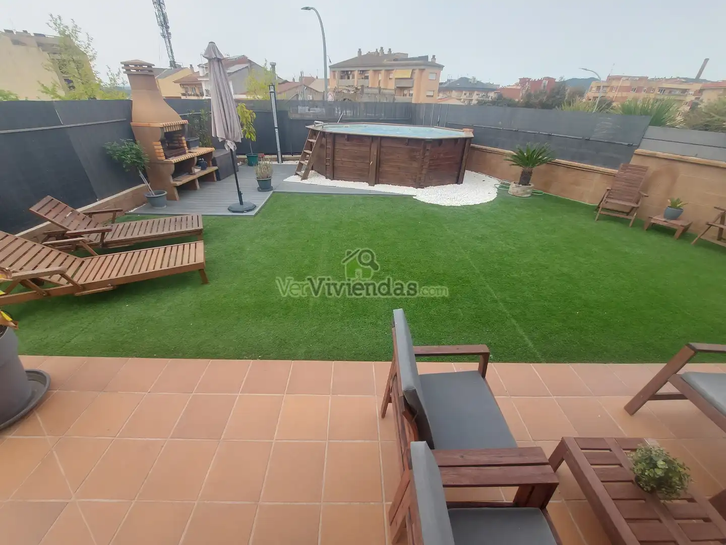 Terrassa de Casa o xalet en venda en Piera amb Aire condicionat, Calefacció i Jardí privat