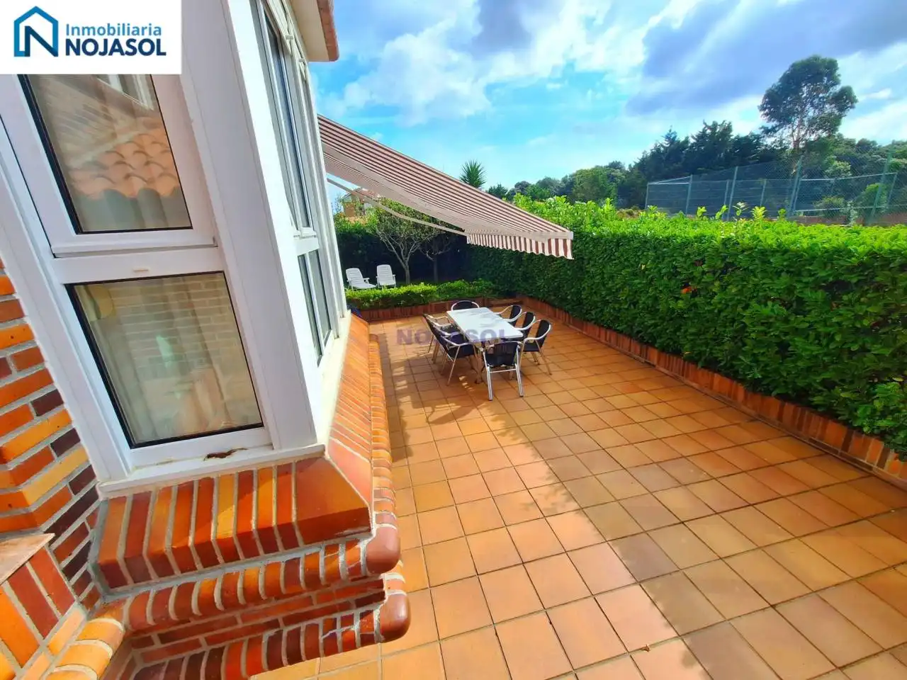 Terrasse von Wohnung zur Miete in Noja mit Heizung, Privatgarten und Terrasse