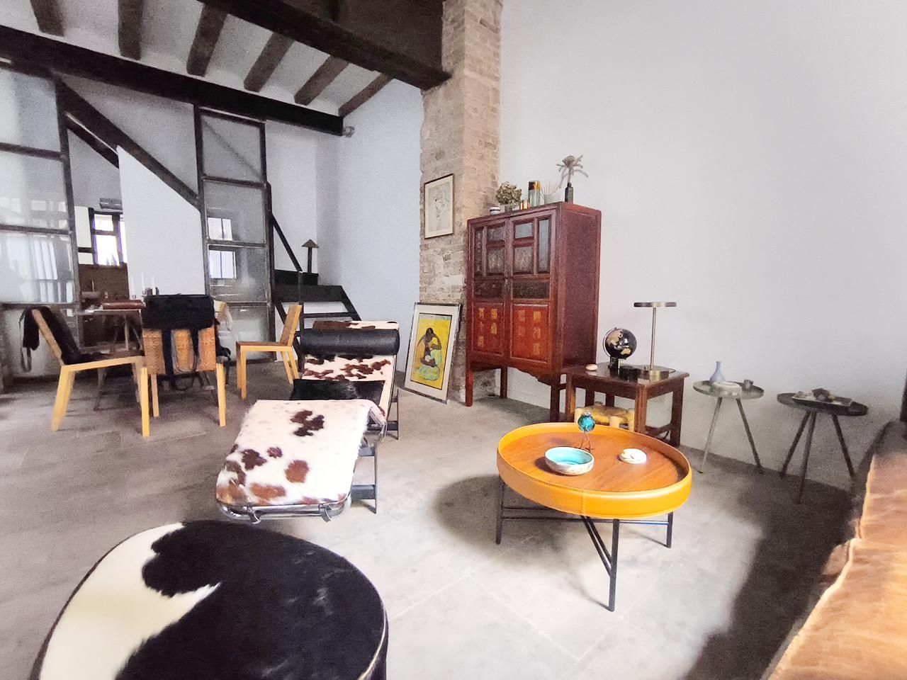 Sala d'estar de Dúplex en venda en  Barcelona Capital
