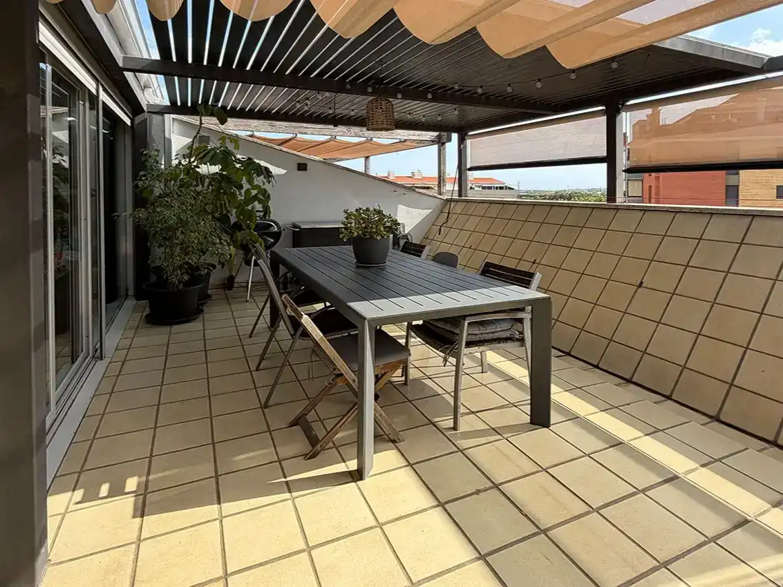 Terrace of Attic for sale in Sant Joan Despí  with Air Conditioner, Swimming Pool and Balcony