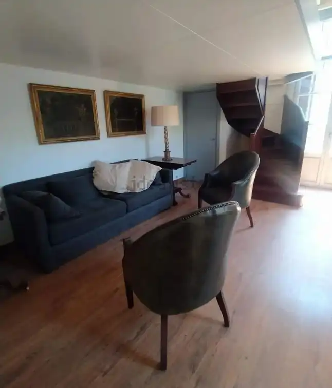 Sala de estar de Piso en venta en Barcelona con Aire acondicionado, Calefacción y Amueblado