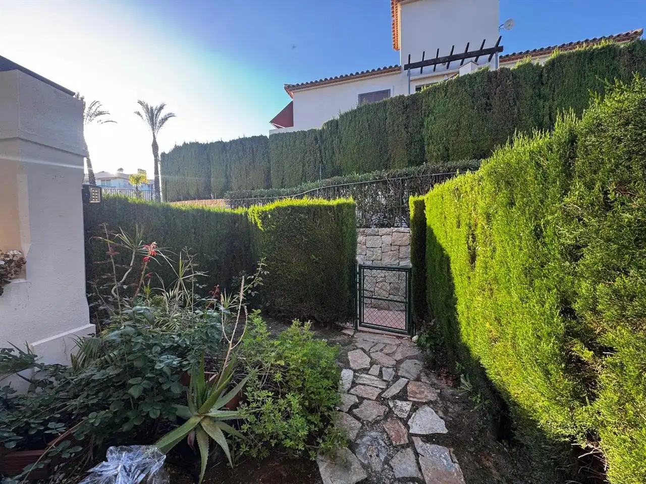 Garden of Houses for sale in Finestrat  with Air Conditioner, Private garden and Swimming Pool