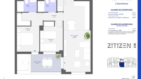 Foto 2 de Piso en venta en Parcela R. Sector Sanchez Blanca, Distrito Zeta - Recinto Ferial Cortijo de Torres, Málaga