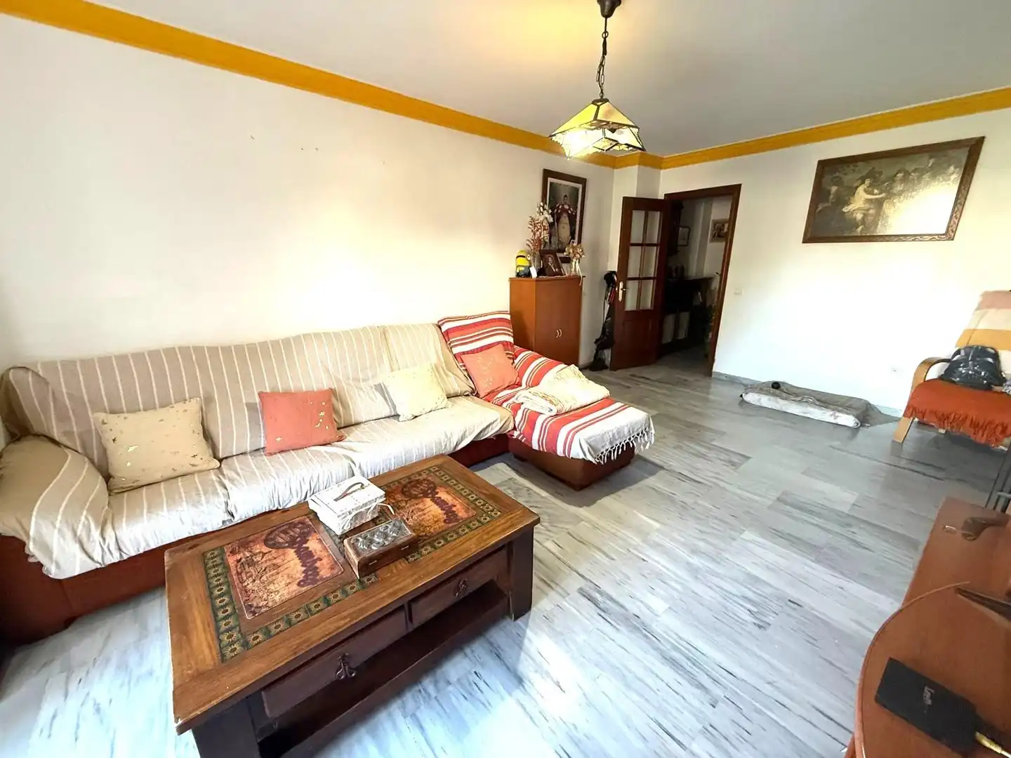 Sala d'estar de Pis en venda en Málaga amb Aire condicionat, Terrassa i Balcó
