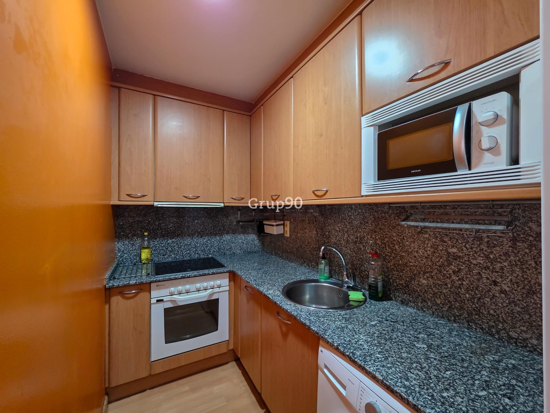 Kitchen of Apartment for sale in  Lleida Capital  with Air Conditioner, Heating and Balcony