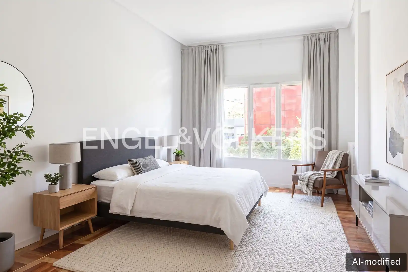 Habitación de Piso de alquiler en Madrid con Aire acondicionado, Calefacción y Parquet