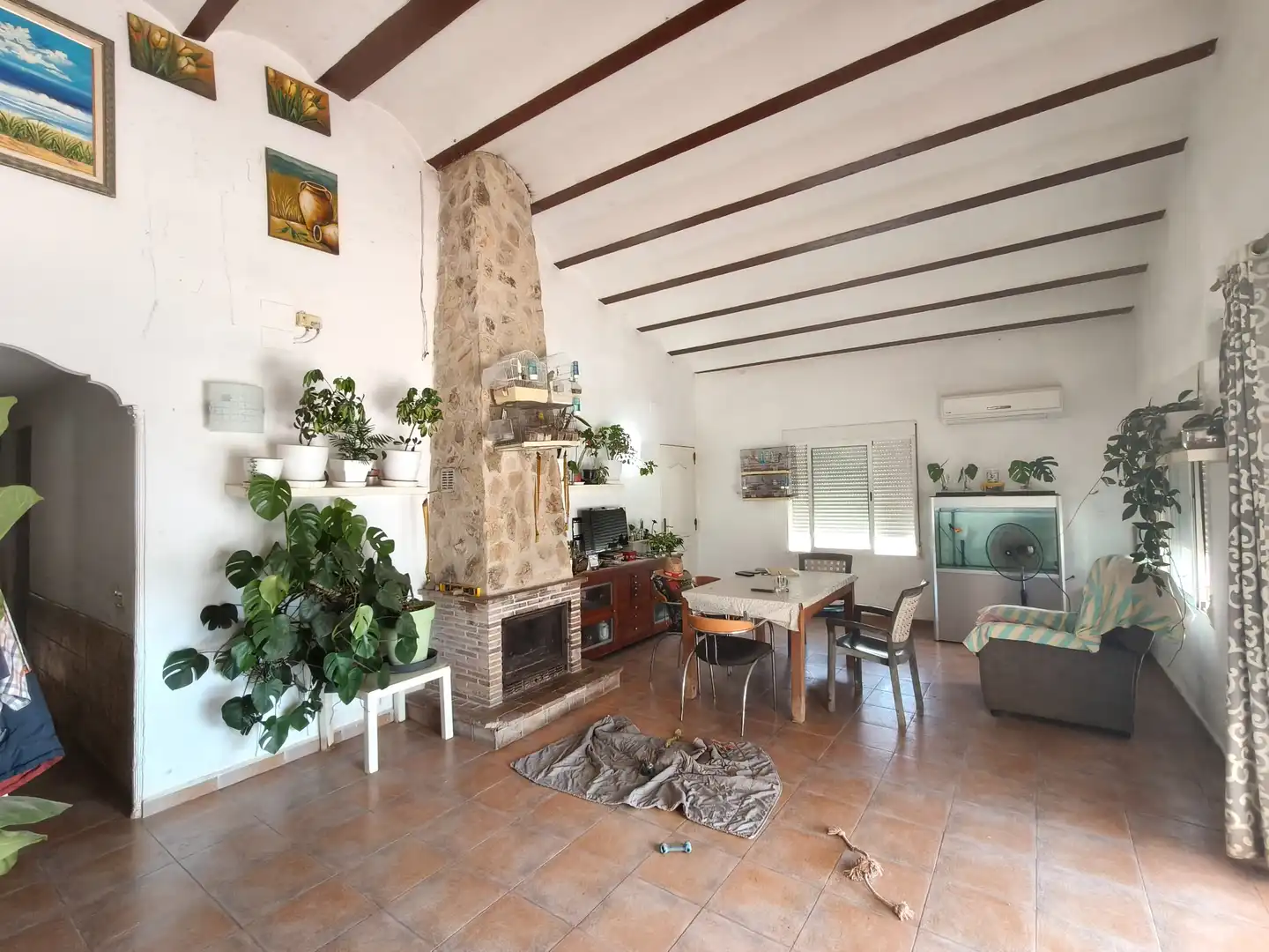 Sala de estar de Casa o chalet en venta en Montroi / Montroy con Jardín privado, Terraza y Trastero