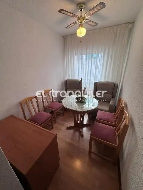 Wohnzimmer von Wohnung zur Miete in Madrid mit Klimaanlage, Terrasse und Möbliert