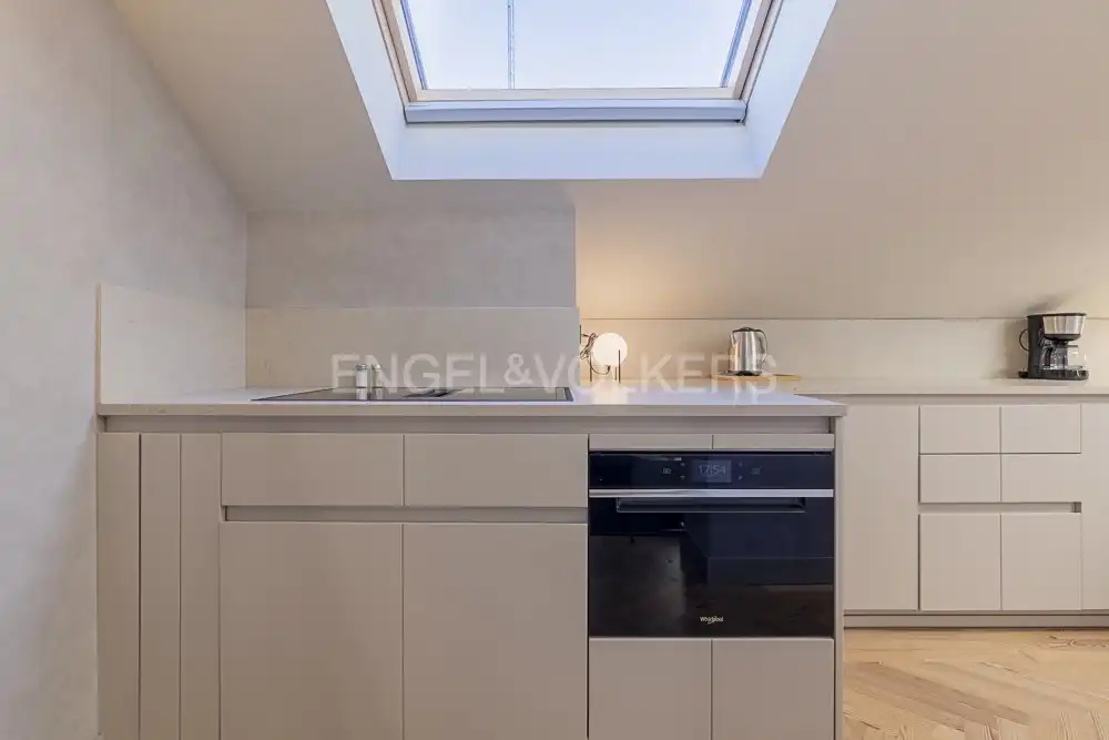Kitchen of Flat for rent in Madrid  with Air Conditioner, Heating and Furnished