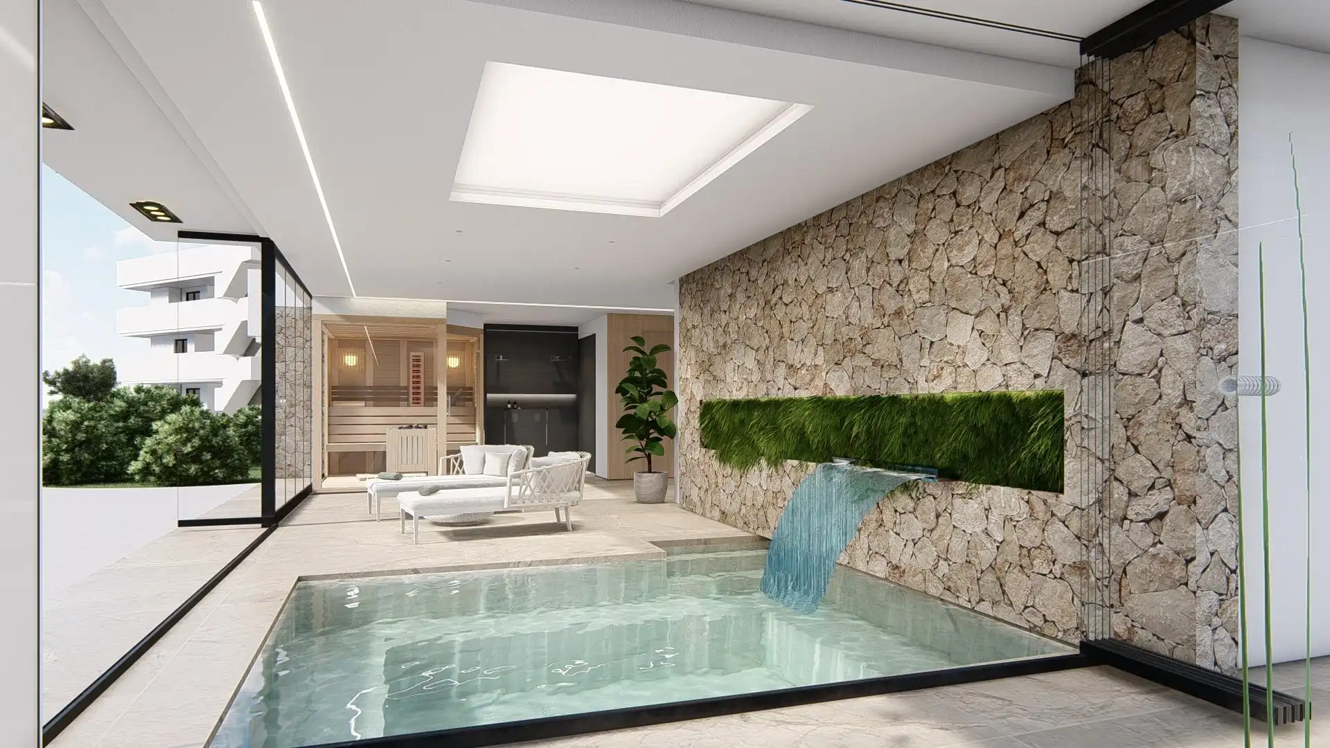 Piscina de Apartamento en venta en Guardamar del Segura con Aire acondicionado, Calefacción y Jardín privado